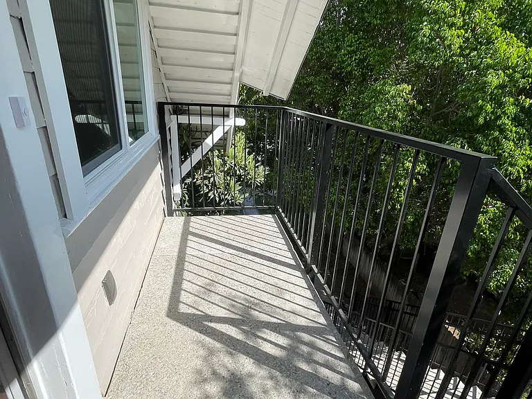 balcony off Front door area