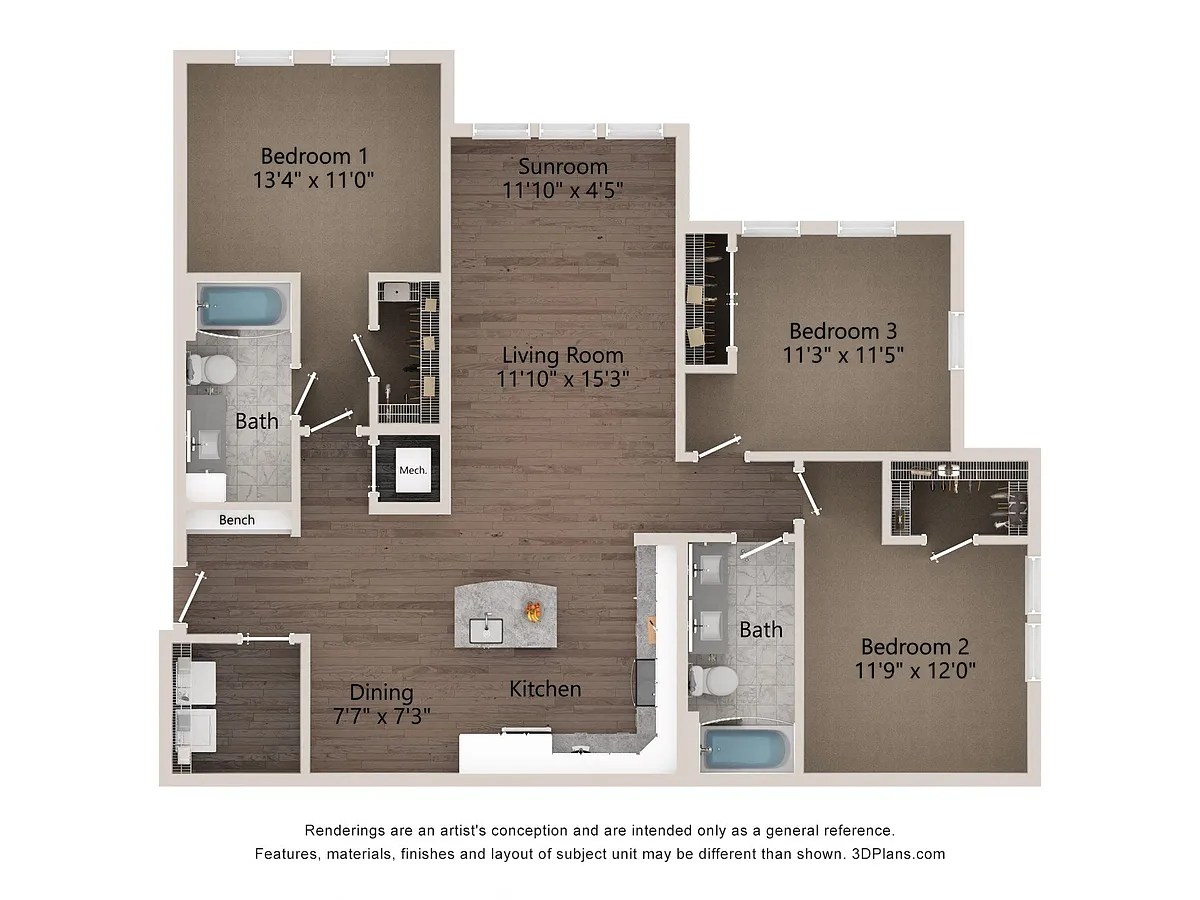 Floor plan C2C