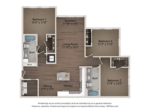 Floor plan C2C