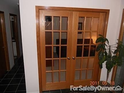 Study w/French Doors : Ceiling Fan