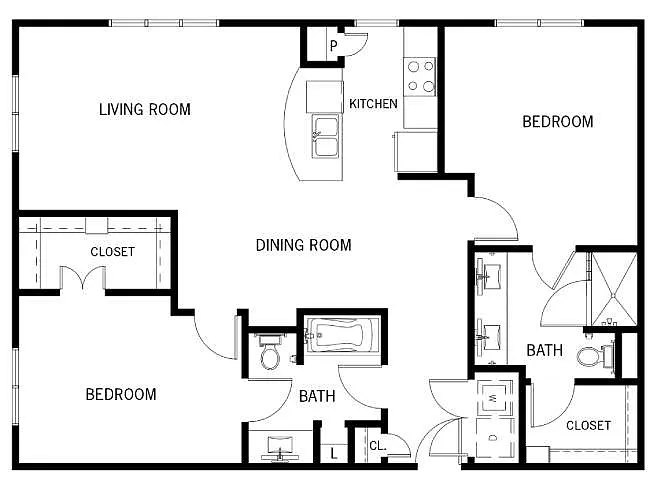 Floor plan B2