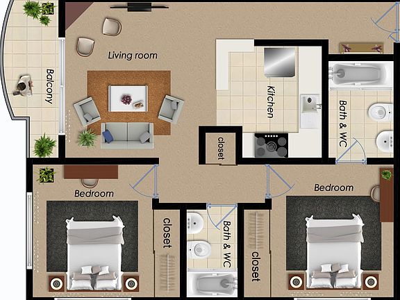 2nd image of 1731 Corinth Ave APT 202