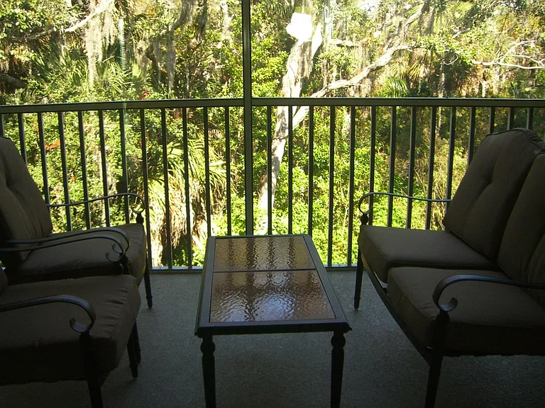 Lanai overlooking preserve