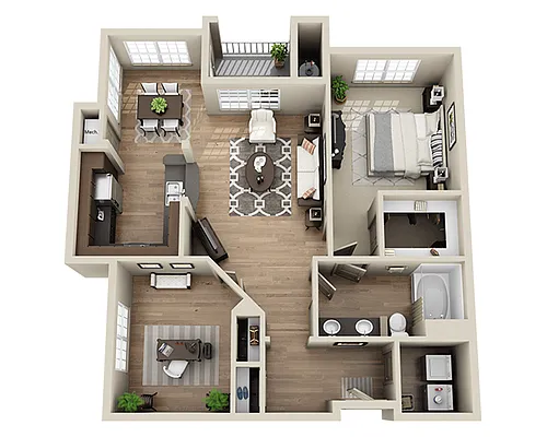 Floor plan Plan G (A1BD)