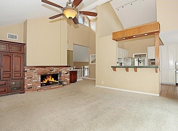 Large Family Room open to Kitchen