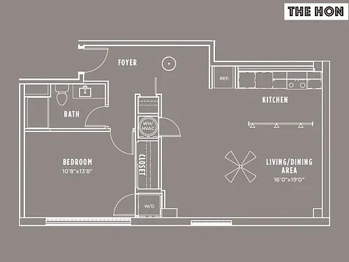 Floor plan The Hon