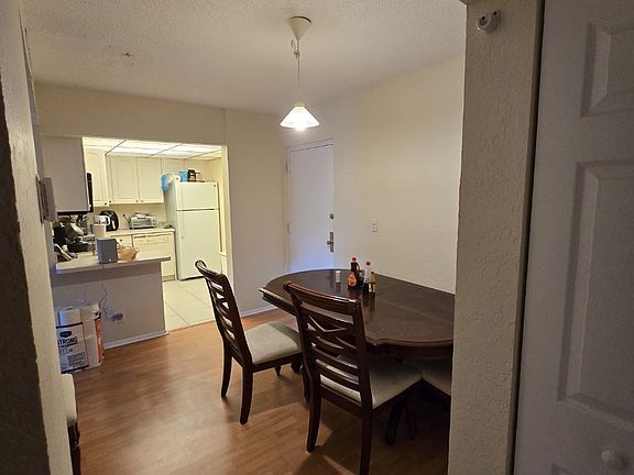 view of kitchen from dining room
