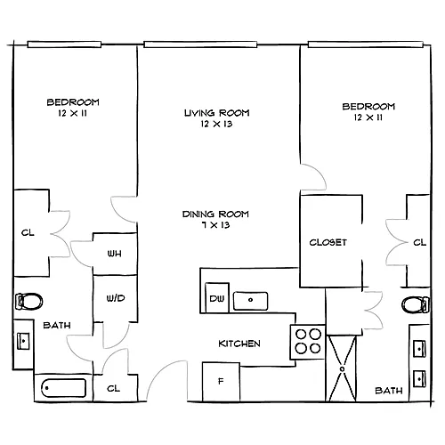 Floor plan Frontier 2B