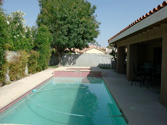 Large covered patio, pool & spa