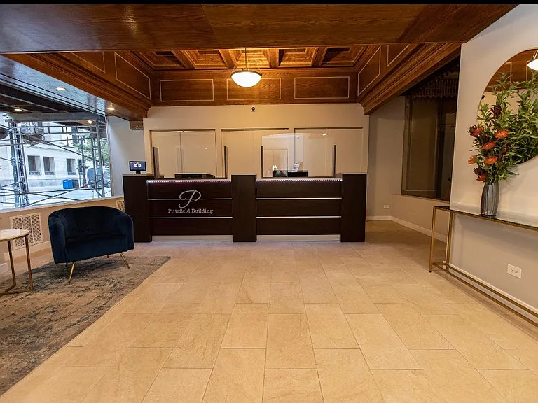 Lobby with 24 hour doorman and secure entrance.