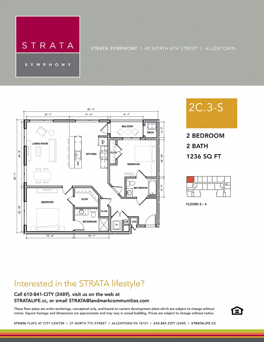 Floor plan 2C3-S