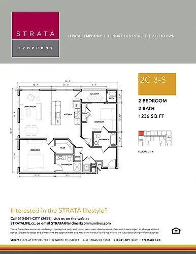 Floor plan 2C3-S