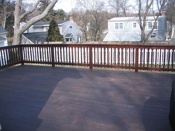 Mahogany deck