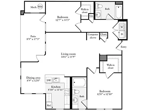 Floor plan 1176