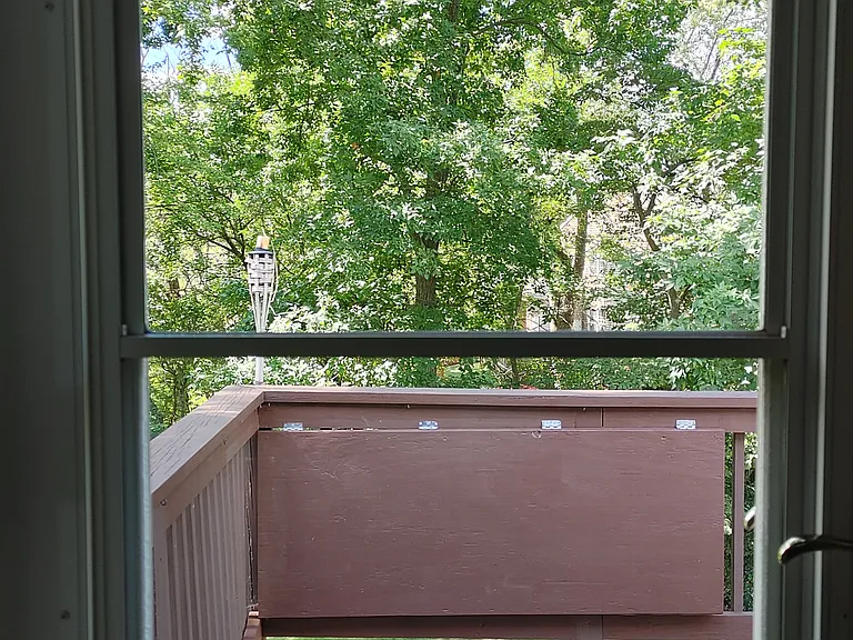 Master Bedroom door leading to private deck.