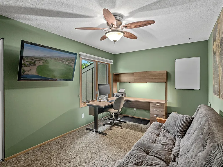 Second bedroom has a large walk in closet.
