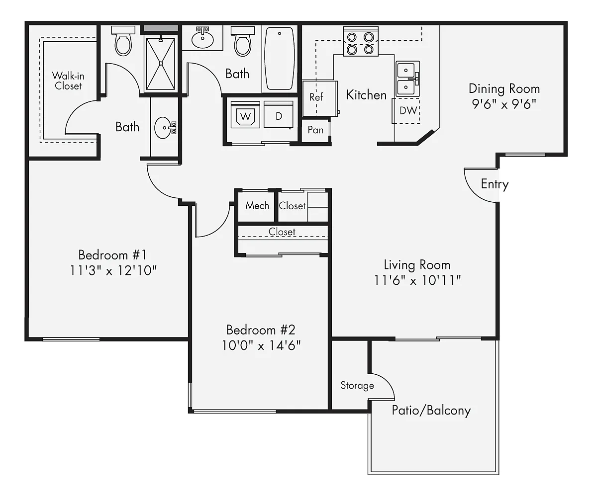 Floor plan B1