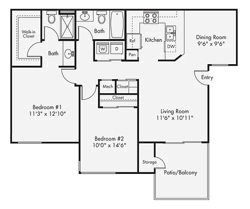 Floor plan B1