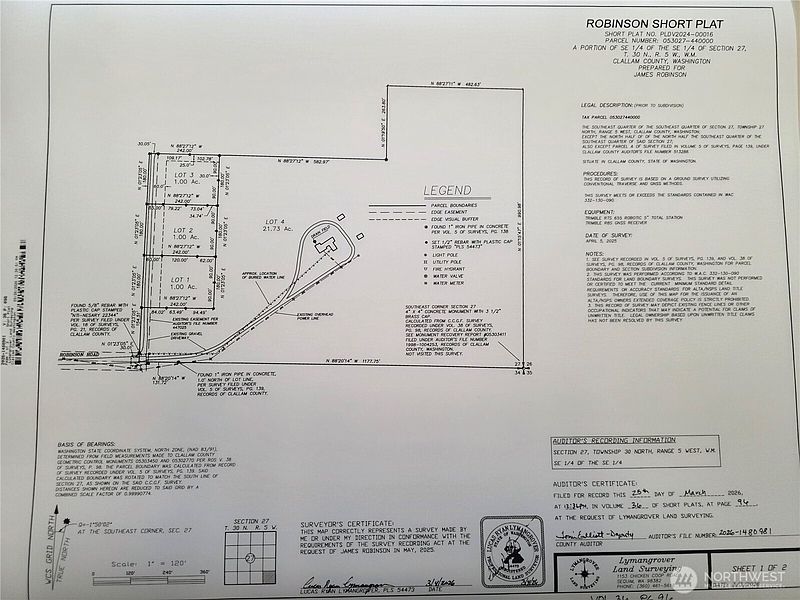 2nd image of 999 Lot 2 Robinson Road