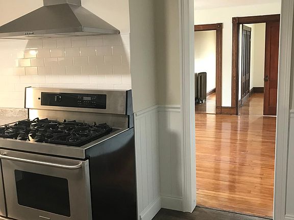 Kitchen looking into living/dinning room
