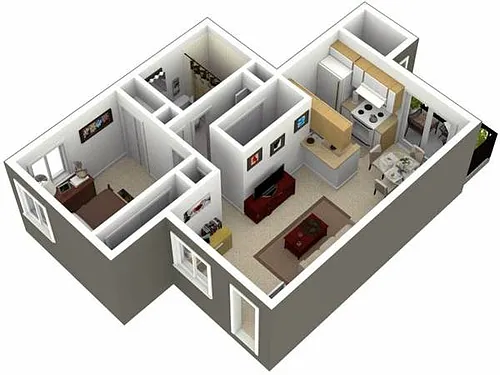 Floor plan The Pebble Renovated