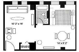 Floor plan Studio