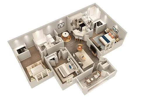 Floor plan C1M
