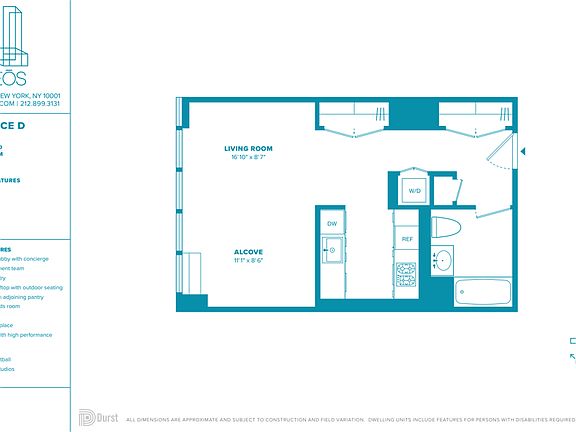 2nd image of 100 W 31st St APT 20D