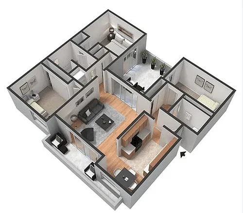 Floor plan Plan P