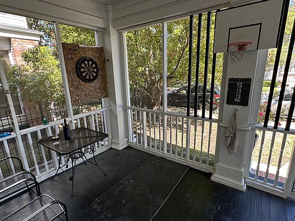 Notice the nice baby basketball hoop