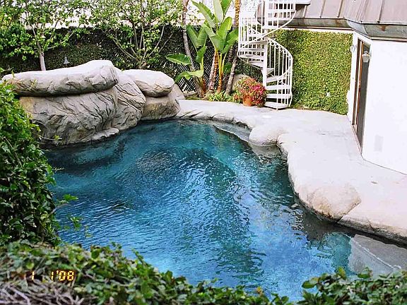 Pool next to guesthouse