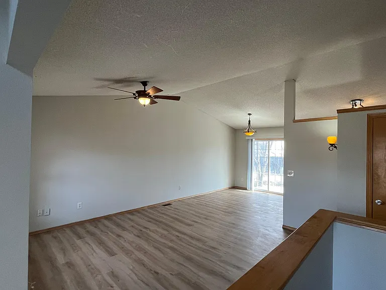 living room area from front entry