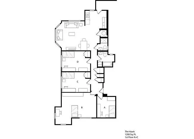 Floor plan The Hawk