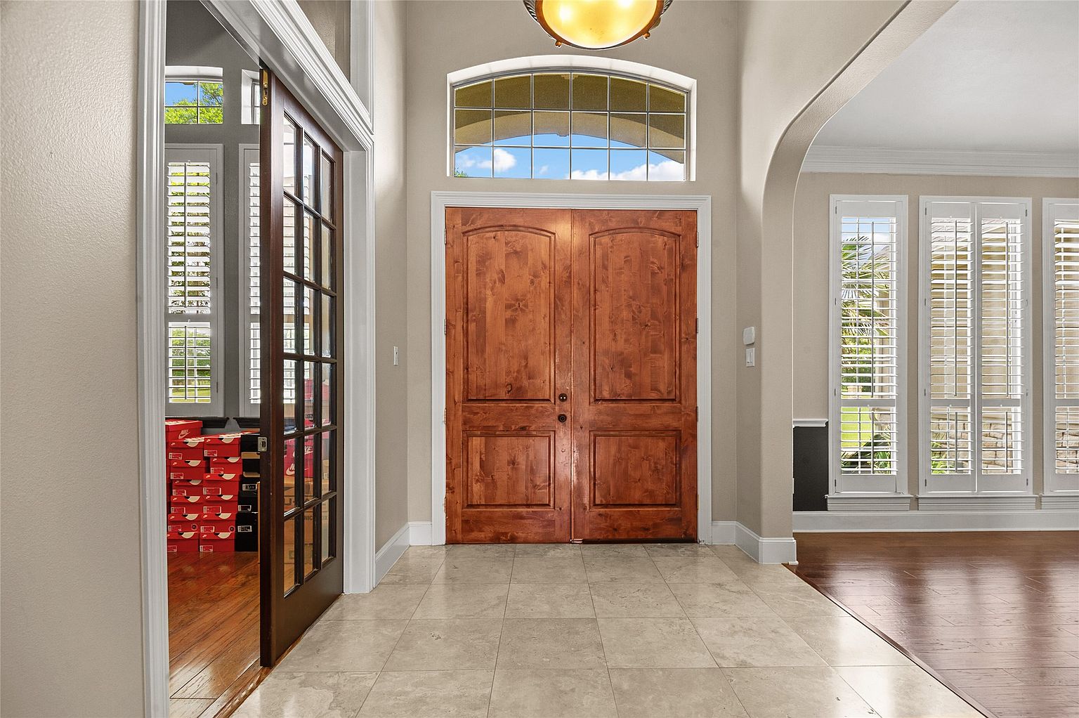 Home with bright interiors and well-maintained exterior