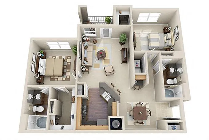 Floor plan B1