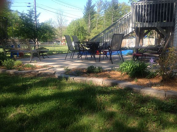 patio in morning shade