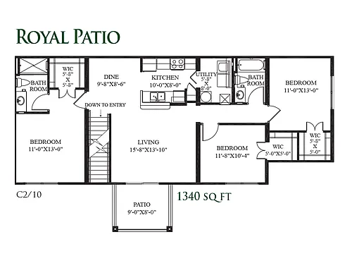 Floor plan Royal Patio