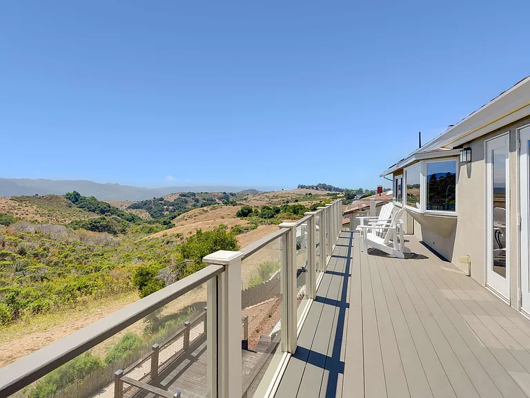 1st deck outside the dining room