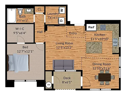 Floor plan 1D