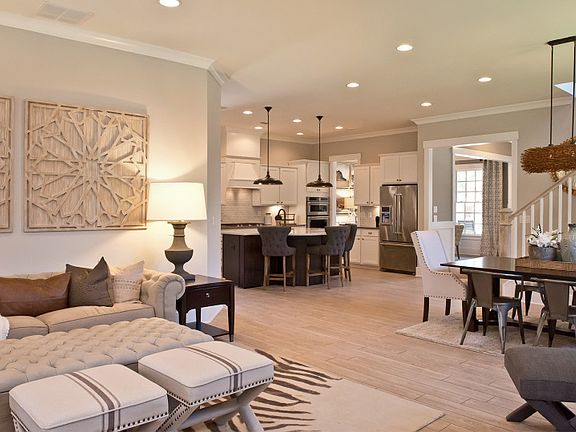 Woodview Gathering Room Open to Kitchen