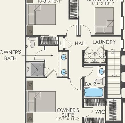 Third Floor 4 br 3.5 ba