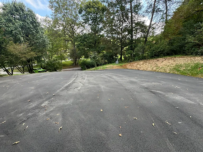 New driveway and bigger parking.