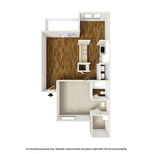 Floor plan Crooked Stick-A1