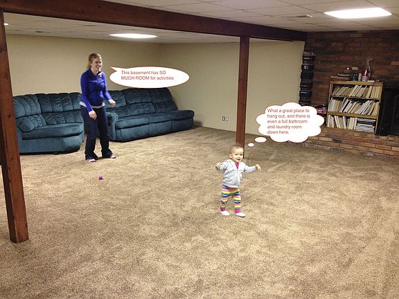 Fully finished basement