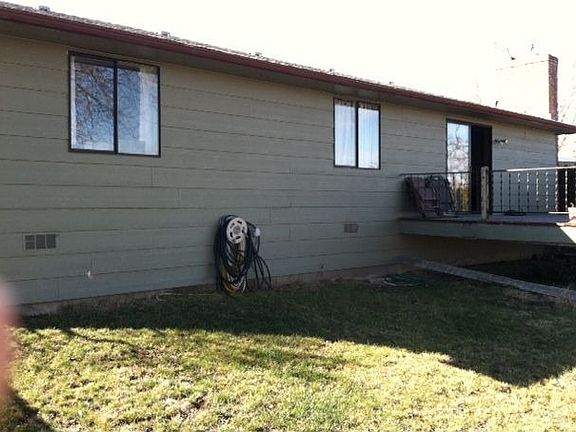 back exterior and deck