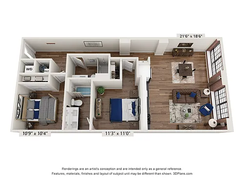 Floor plan The Raleigh