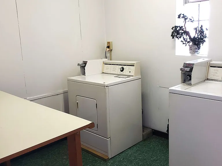 Laundry room for building