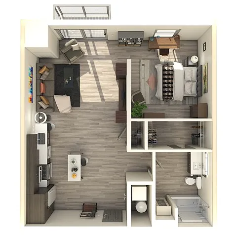 Floor plan Brass A1