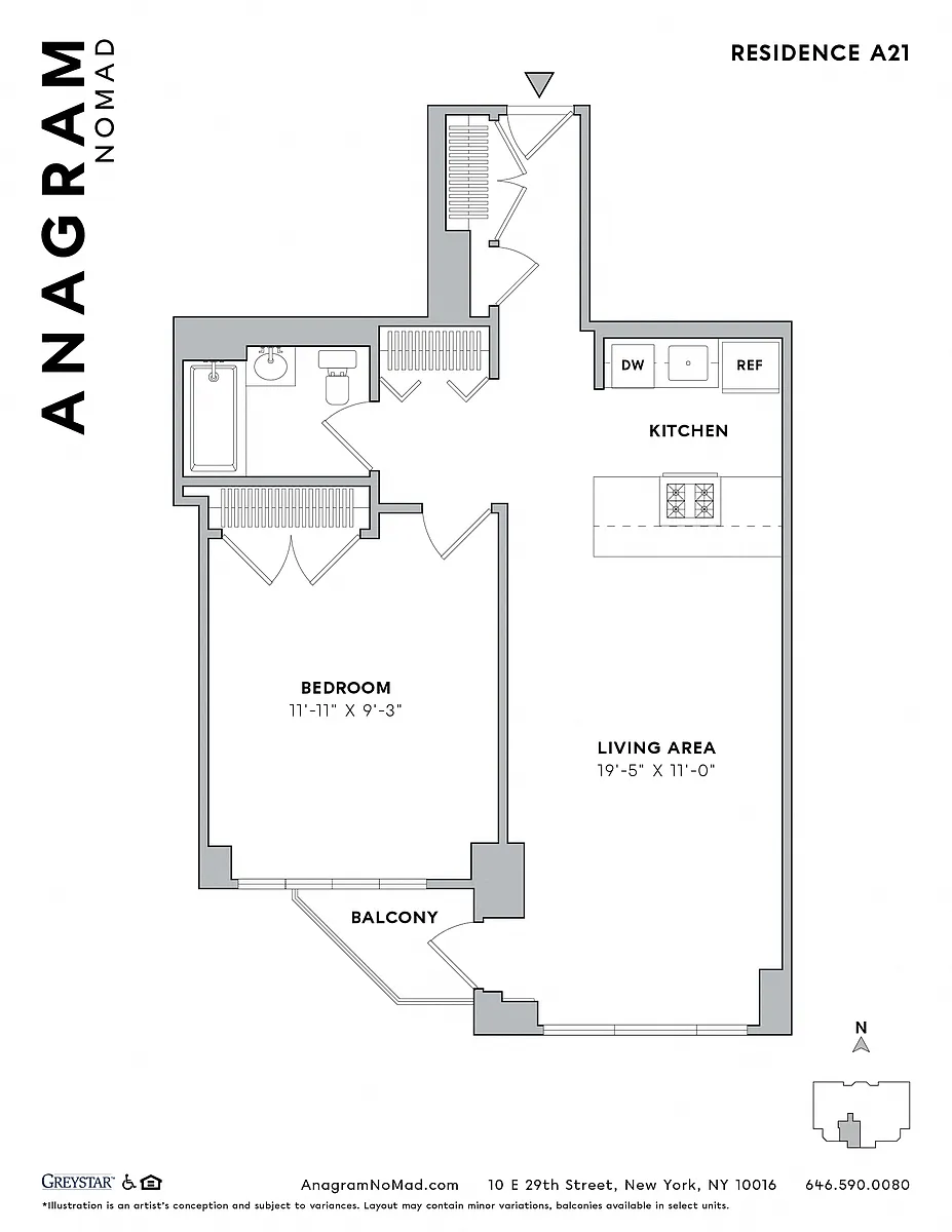 Floor plan A21