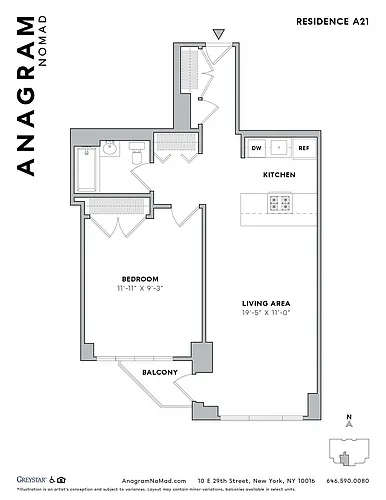 Floor plan A21